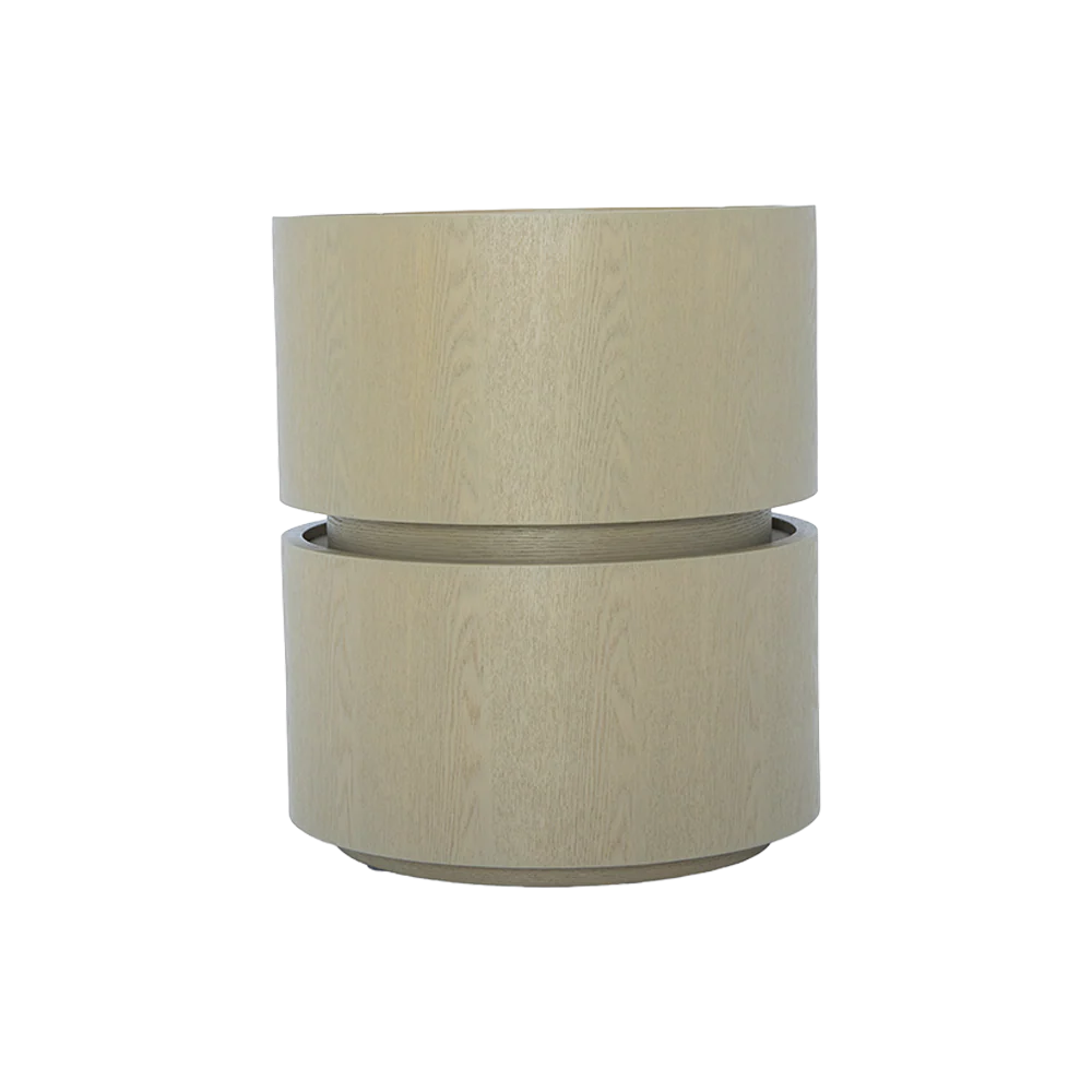 Alba Side Table White Ash Wood - Image 7