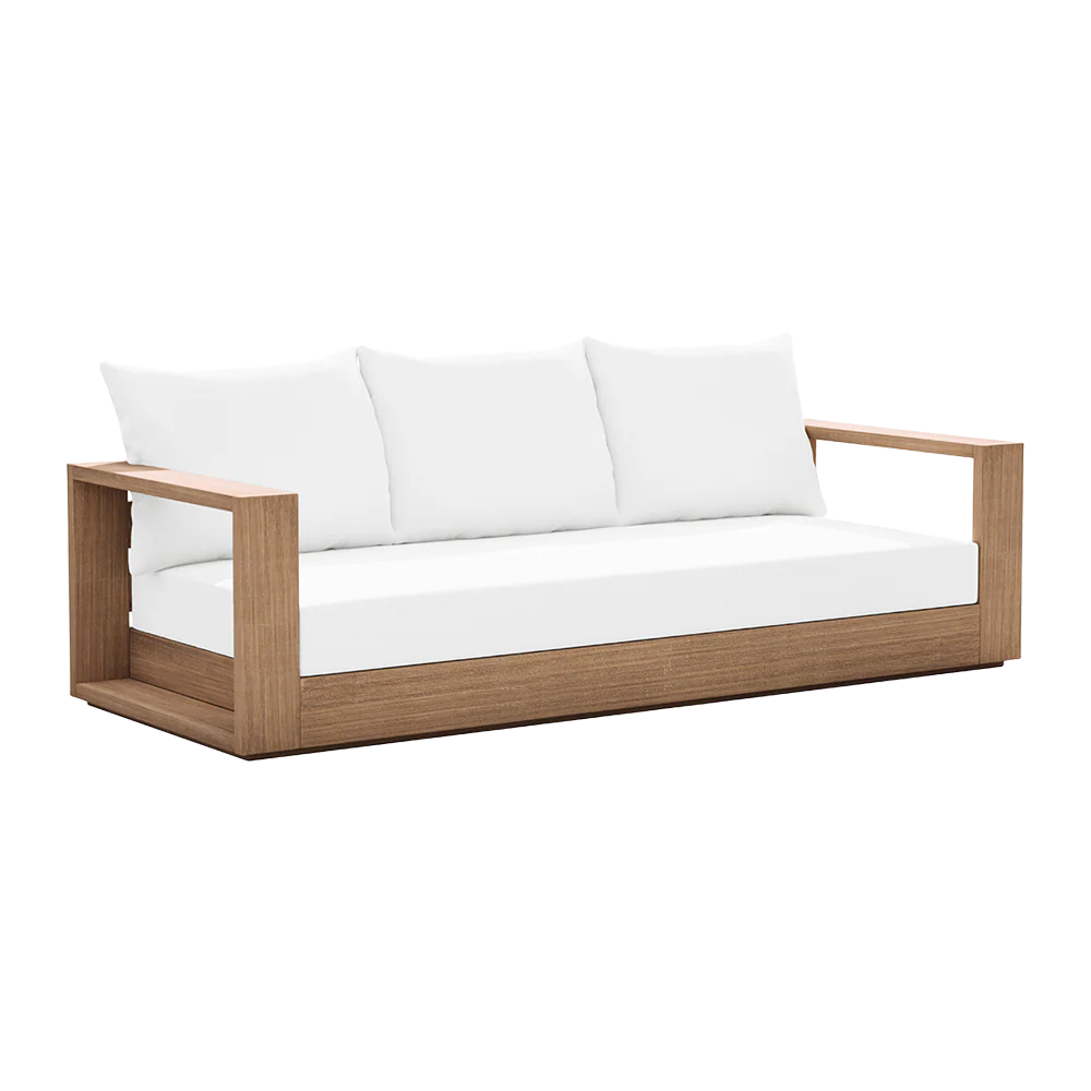 Neroli Outdoor 3 Seater Sofa White - Image 2